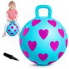 EVERICH TOY Hopper Ball,15In Sit On Bouncy Balls with Handle, Purple Heart Girls Toys for Indoor Outdoor Active Play Toys, Best Inflatable Balance Hopping Toys for Girls Boys Gifts 3 4 5 6 Yr Old view 1