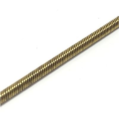 1m Single Flexible Shaft for Model Boats, 3.18/4/4.76/6.35mm Sizes, Gold-Plated High-Strength Drive Shaft, RC Boat Accessory(4mm-Left)