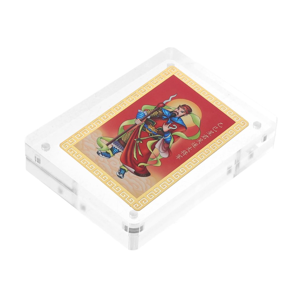 ABOOFAN Feng Shui Wu Sui Amulet Card for Year Snake Attract Luck Prosperity and Health Blessings Unique Design for Spiritual Protection and Positive Energy
