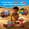 AEROQUEST Remote Control Car, 2.4G Cartoon Emergency Vehicle, RC Fire Truck Engine Toys with Lights & Music, Birthday Gifts for Toddlers, Kids, Boys & Girls 1-5 Years Old (Red) view 4