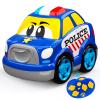 AEROQUEST Remote Control Emergency Rescue Vehicle for Toddlers 1-3 RC Police Cars with Sirens Sound and Light Toy Police Car for Kids 3-5 Year Old 2.4G Cartoon Cars Boys&Girls Gifts for Birthday view 1