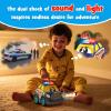 AEROQUEST Remote Control Emergency Rescue Vehicle for Toddlers 1-3 RC Police Cars with Sirens Sound and Light Toy Police Car for Kids 3-5 Year Old 2.4G Cartoon Cars Boys&Girls Gifts for Birthday view 4