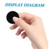 Angoily 10pcs Acrylic Miniature Bases for Figures Round Doll Display Stands Thickness for Crafts Mini Doll Models and Collectibles view 3