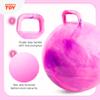 EVERICH TOY Hopper Ball for Kids, 20In Ride On Bouncy Balls with Handle, Purple Pink Clouds Girls Toys for Indoor Outdoor Active Play, Best Kids Toys for 7 8 9 10 11 12 Yr Old Girls Boys Gifts view 4