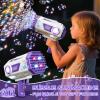 Deserthome Bubble Gun, 125 Holes Bubble Machine Gun with Bubble Solution view 2
