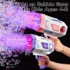Deserthome Bubble Gun, 125 Holes Bubble Machine Gun with Bubble Solution view 3