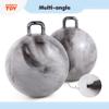 EVERICH TOY Hopper Ball for Kids, 18In Ride On Bouncy Ball with Handle, Grey Clouds Boys Girls Toys for Indoor Outdoor Active Play Toys, Best Christmas Boys Girls Gifts for 4 5 6 7 8 Yr Old view 4