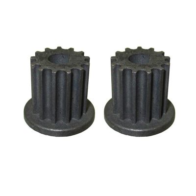 13T Tooth Scooter Motor Front Gear Pinion Sprocket Pulley Compatible with 8mm Shaft with 5mm Belt Drive Mini Bike Motor Universal(2pcs)
