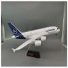 DBMROVUL Toy Airplane New 1/160Scale for Air Airbus A380 Lufthansa Replica Resin Model Aircraft Collectible Aviation Enthusiast Enthusiast Christmas Birthday Gifts(Color: with Lamp) view 3