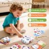 JoyCat Spanish & English Bilingual Talking Flash Cards for Toddlers 1-5, 454 Words with Durable Thick Cards, Easy to Slide in and Out, Speech Therapy Toys, Birthday Gifts for Boys Girls view 3