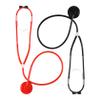 Jugaoge Children's Doctor Kit, Stethoscope Toy, Medical Pretend Play Doctor Nurse Educational Toys for Ages 4+, Red&Black One Size view 1