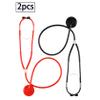 Jugaoge Children's Doctor Kit, Stethoscope Toy, Medical Pretend Play Doctor Nurse Educational Toys for Ages 4+, Red&Black One Size view 2