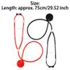 Jugaoge Children's Doctor Kit, Stethoscope Toy, Medical Pretend Play Doctor Nurse Educational Toys for Ages 4+, Red&Black One Size view 3