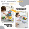 Time Followers 6-in-1 Baby Activity Center | 4 Stage Montessori-Inspired Toys | Grow Stationary Standing Toddler Table | Jumpers & Bouncers | Must Have for Boy & Girl 6, 12, 24+ Month Old (Grey) view 4