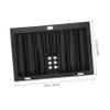 DECHOUS Acrylic Poker Chip Tray Transparent Chip Holder Versatile Storage for Poker and Board Games and Organization view 2