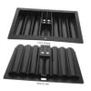 DECHOUS Acrylic Poker Chip Tray Transparent Chip Holder Versatile Storage for Poker and Board Games and Organization view 3