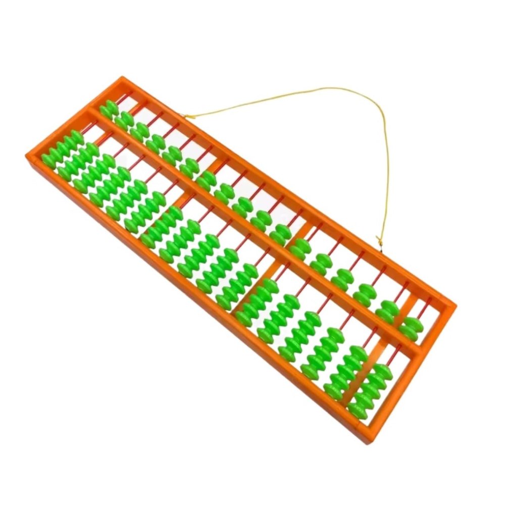 BIOMICE Math Abacus 17 Digit Standard Hanging Abacus Chinese Calculator Counting Tool Mathematics Beginners Teacher Abacus Arithmetic Counting Tool