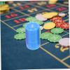 DECHOUS 100pcs Mahjong Chips Reward Coins for Game Play Learning Counters for Boys and Girls and Adults for Poker Board Games and Educational Activities view 3