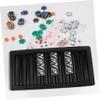 DECHOUS Acrylic Poker Chip Tray Transparent Chip Organizer for Games Compact Storage for Poker and Board Games view 4