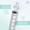 2 Pack Baby Nasal Syringe for Mucus Removal - 10ml, Soft Silicone Tip Nasal Aspirator for Baby Nose Cleaner, Sinus Rinse Syringe for Infants and Toddlers view 4
