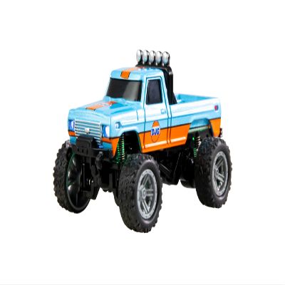 Amewi Monstertruck Die Cast 1:64 RTR Blue/Orange with Remote Gun
