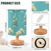 Yuiboo Green Large Trees Night Lights Nursery Night Light with USB Port for Adults Glass Table view 3