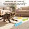 Hemoton 6 Pcs Multicolor Wind Up Caterpillar Toys for Kids, Cute Wiggling Clockwork Crawling Insect Figures, Novelty Party Favors Goodie Bag Fillers, Interactive Cat Dog Pet Toy view 3