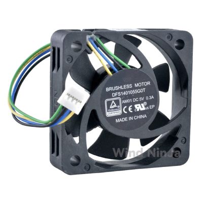 DFS1401055G0T AM01 4cm 40mm Fan 40x40x10mm DC5V 0.30A 4pin Cooling Fan Suitable for N5105 V3 Motherboard