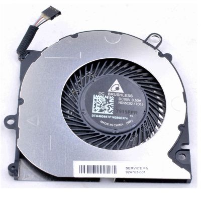 Cooling Fan for Elite x2 1013 G3 Laptop CPU GPU ND55C02-17D12 ND55C02-17D13 924702-001(ND55C02-17D13)