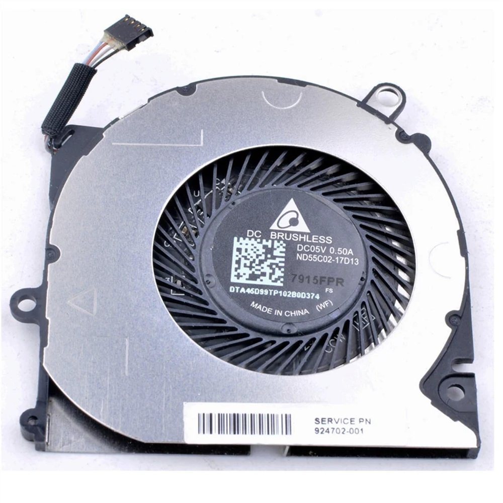 Cooling Fan for Elite x2 1013 G3 Laptop CPU GPU ND55C02-17D12 ND55C02-17D13 924702-001(ND55C02-17D13)