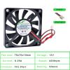 ACP7010 7cm 70mm Fan 70x70x10mm DC5V 12V 24V 2pin 2 Wires for The Cooling Fan of The Chassis Power Supply Charger Inverter(12V Sleeve) view 2