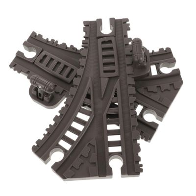 SUPVOX 2pcs Flexible Train Track Accessories for Kids Compatible Standard Tracks Adjustable Gradient Design for Train Playsets and Roller Situations