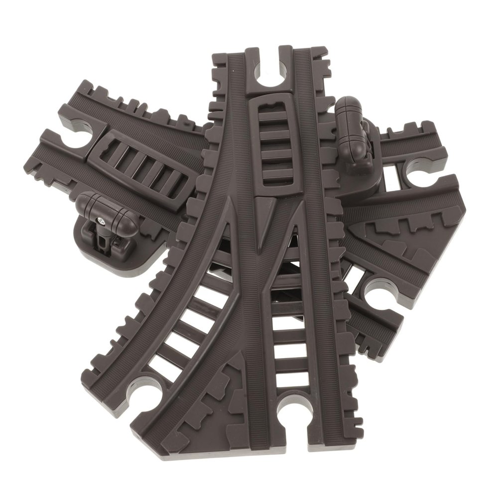 SUPVOX 2pcs Flexible Train Track Accessories for Kids Compatible Standard Tracks Adjustable Gradient Design for Train Playsets and Roller Situations