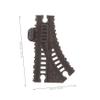 SUPVOX 2pcs Flexible Train Track Accessories for Kids Compatible Standard Tracks Adjustable Gradient Design for Train Playsets and Roller Situations view 2