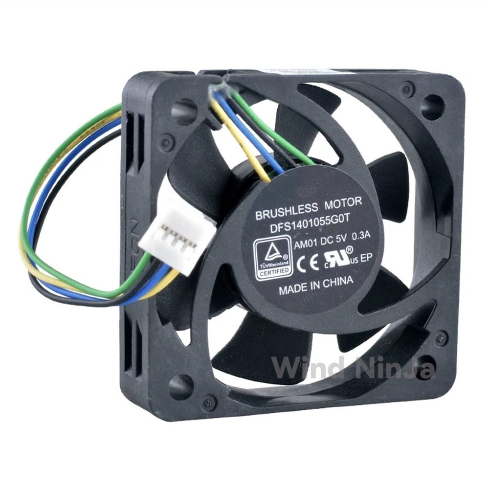DFS1401055G0T AM01 4cm 40mm Fan 40x40x10mm DC5V 0.30A 4pin Cooling Fan Suitable for N5105 V3 Motherboard