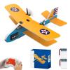 BEACONDESI Biplane RC Airplane for Kids & Adults - 2.4GHz Remote Control with Auto-Balance Gyro, Durable Bend-Proof Design, Indoor/Outdoor Flight for Family Fun & Hand-Eye Coordination view 1
