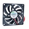 ACP8010 8cm 80mm Fan 80x80x10mm DC5V 12V 24V 2 Wires 2pin for Chassis Power Supply Charger Inverter Cooling Fan(24V Double Ball) view 3