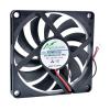 ACP8010 8cm 80mm Fan 80x80x10mm DC5V 12V 24V 2 Wires 2pin for Chassis Power Supply Charger Inverter Cooling Fan(24V Double Ball) view 4