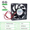 1PCS ACP7015 7cm 70mm Fan 70x70x15mm DC5V 12V 24V 2pin Cooling Fan for Chassis Power Supply Router Inverter(12V Double Ball) view 2