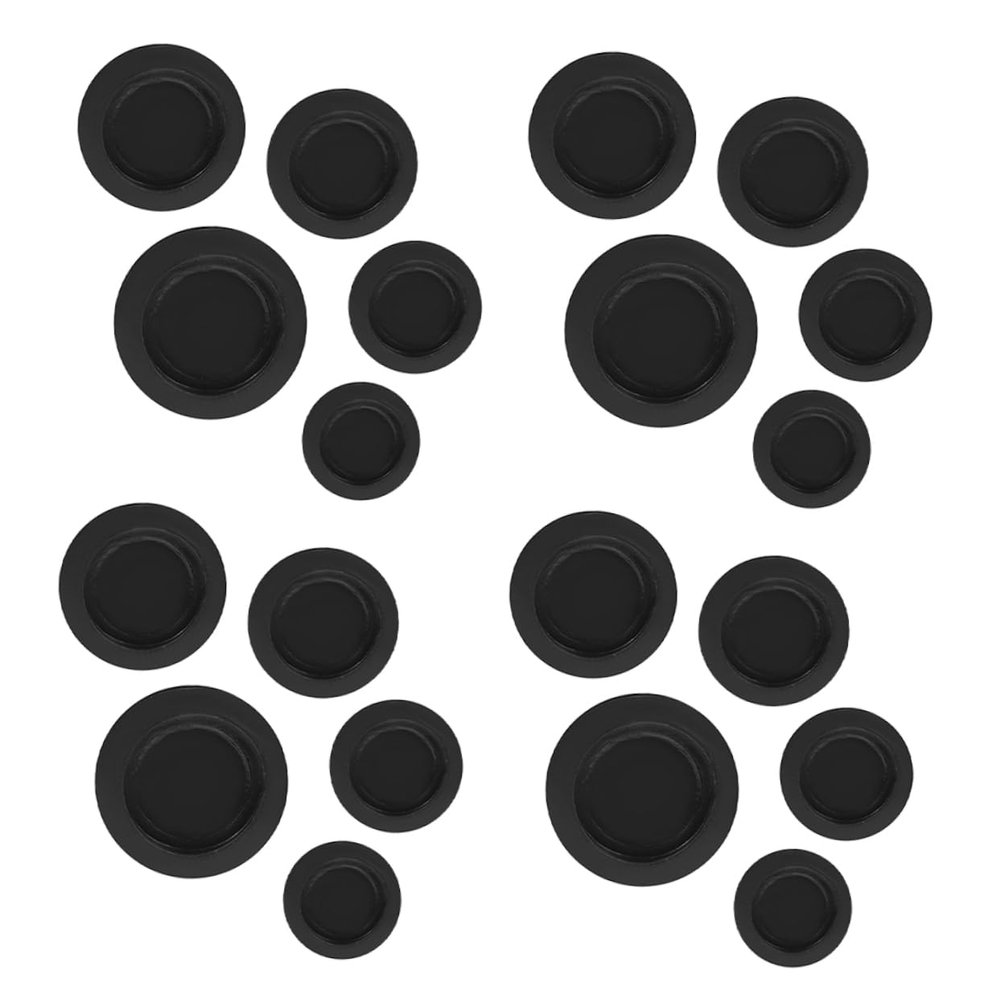 DECHOUS 35pcs Rubber Stoppers for Piggy Banks Versatile Replacement Plugs for Money Boxes Convenient Access to Savings Includes Each