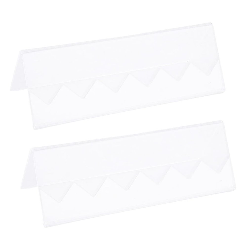 Alipis 2pcs Transparent Acrylic Display Stand Position Storage Rack for Collectible for Desktop Office Cabinet Use