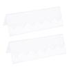 Alipis 2pcs Transparent Acrylic Display Stand Position Storage Rack for Collectible for Desktop Office Cabinet Use view 1