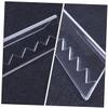Alipis 2pcs Transparent Acrylic Display Stand Position Storage Rack for Collectible for Desktop Office Cabinet Use view 3