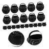SHOWERORO 1set Mini Cauldron Kettles for Halloween Decor Witch Buckets and Cauldron Pots for Dollhouse Party Decorations and Creative Crafts view 4
