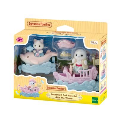 Sylvanian Families - 5820 Amusement Park Boat & Trolley