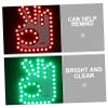 Alipis Remote Control Hand Gesture Car Light Usb Powered Finger Led Sign for Back Window Multi-functional Warning Light for Vehicle Safety and Visibility view 3