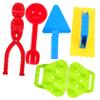 FELTECHELECTR 1set Tools Boys and Girls Maker Heart-Shaped Clips for Easy to Use Keeps Hands Warm Clean Random Colors Activity for Boy Girl view 1