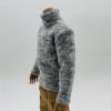 EHJRE 1/6 Scale Turtleneck Sweater for 12 Inch Male Figures Dress Up Accessory, Gray view 3