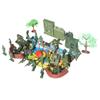 BESTonZON 37pcs Boys and Girls Scene Toy Set Simulation Sand Table Model Soldiers Tanks Aircraft and Accessories for Imaginative Play and Learning view 1