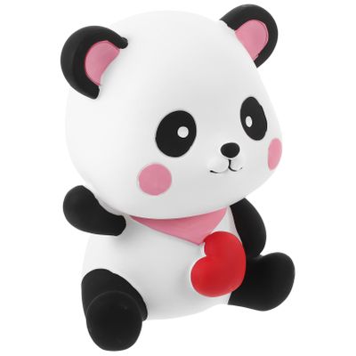 BESTonZON Panda Piggy Bank Unbreakable Cartoon Money Bank for Boys and Girls Creative -Fall Desktop Ornament Adorable Savings Jar for Birthdays and Holidays